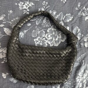 Woven Black Handbag